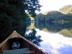 静かな湖面