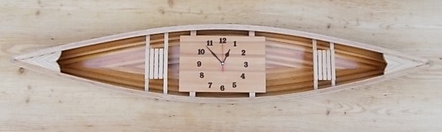 カヌー壁掛け時計（注文番号：CCL-001）